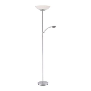 Paul Neuhaus 655-55 - Φωτιστικό δαπέδου LED Dimmable ALFRED 1xLED/28W+1xLED/4W/230V γυαλιστερό χρώμιο