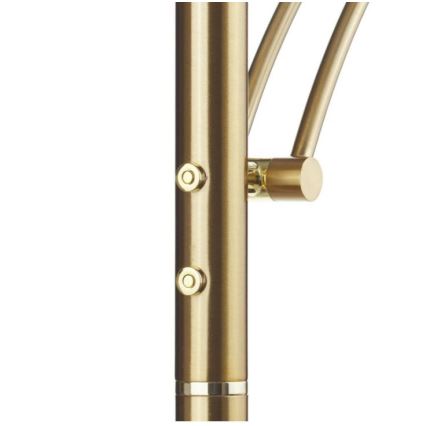 Paul Neuhaus 655-60 - LED ρυθμιζόμενο επιδαπέδιο φωτιστικό ALFRED LED/28W/230V+LED/4W/230V ορείχαλκο