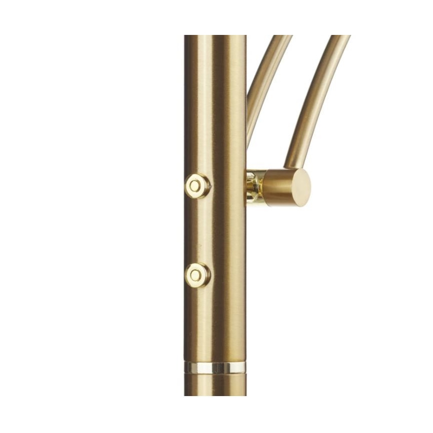 Paul Neuhaus 655-60 - LED ρυθμιζόμενο επιδαπέδιο φωτιστικό ALFRED LED/28W/230V+LED/4W/230V ορείχαλκο