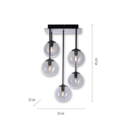Paul Neuhaus 6719-18 - LED πολύφωτο WIDOW 5xG9/3W/230V