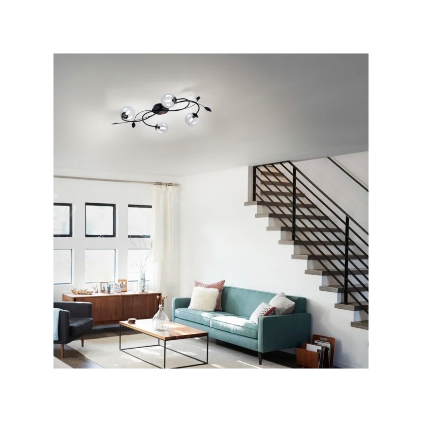 Paul Neuhaus 6724-18 - LED Πλαφονιέρα πολύφωτο WIDOW 4xG9/3W/230V