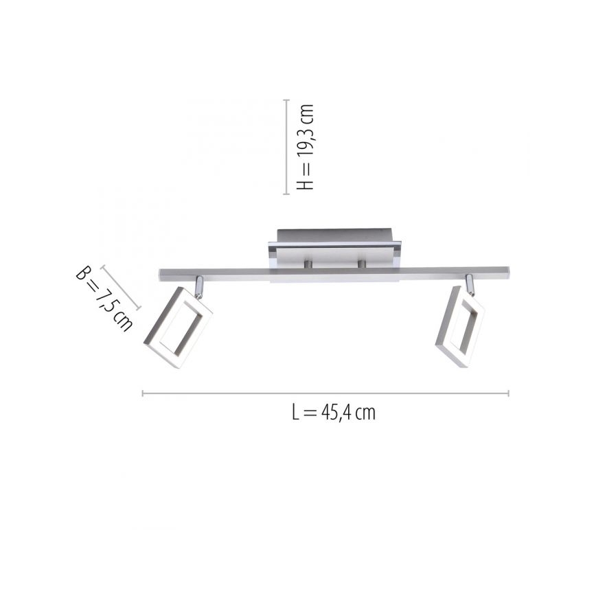 Paul Neuhaus 6958-55 - LED Σποτ INIGO 2xLED/4,2W/230V