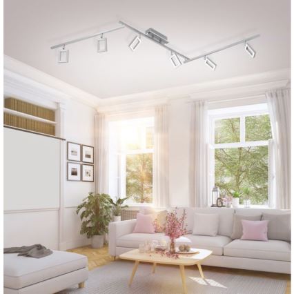 Paul Neuhaus 6965-55 - LED Dimmable φωτιστικό σποτ INIGO 6xLED / 4W / 230V