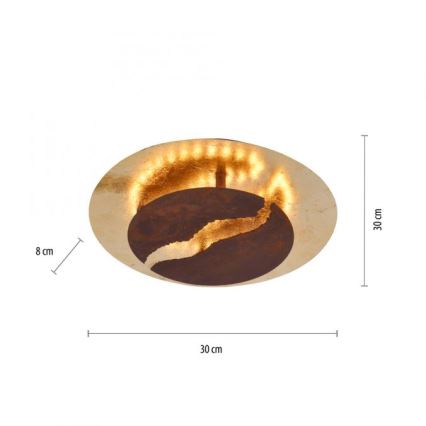 Paul Neuhaus 6982-48 - LED Dimmable φωτιστικό οροφής NEVIS LED/26W/230V