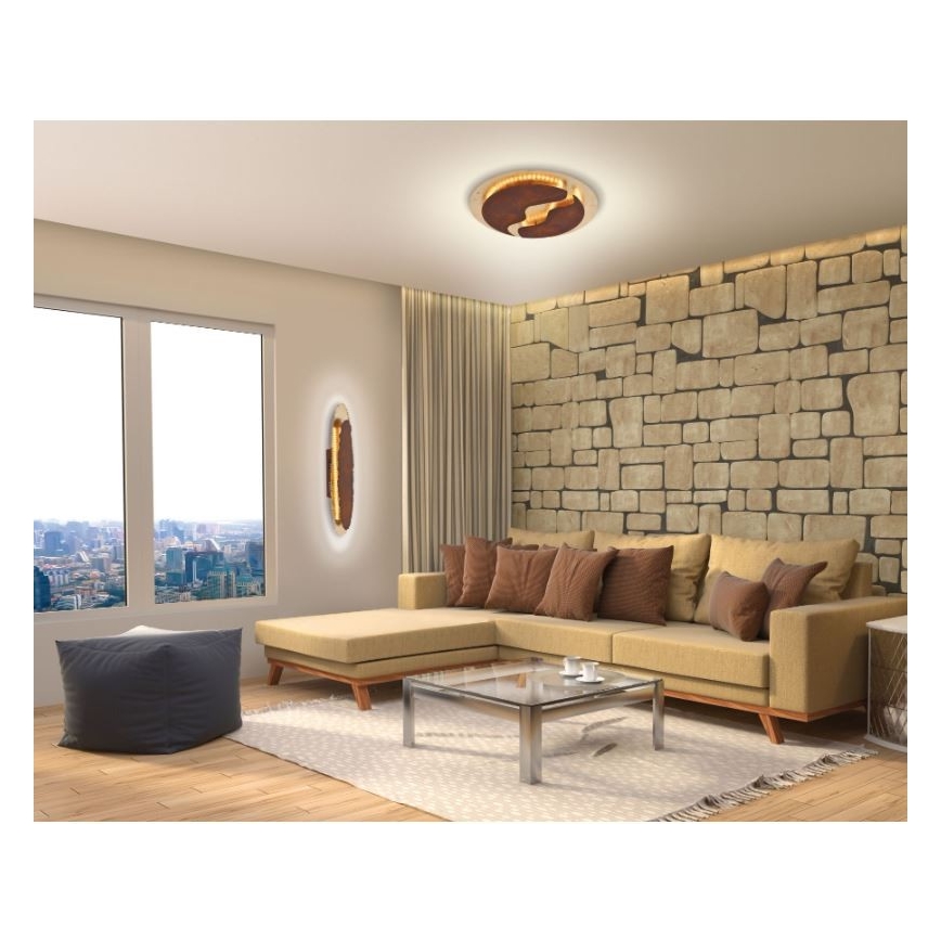 Paul Neuhaus 6983-48  - Φωτιστικό οροφής με δυνατότητα αυξομείωσης φωτισμού LED NEVIS LED/42W/230V