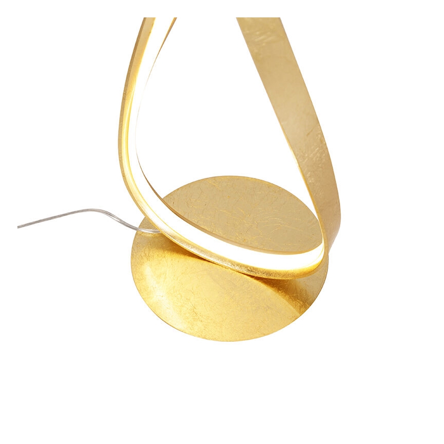 Paul Neuhaus 720-12 - LED Dimmer επιδαπέδια λάμπα LINDA LED/27W/230V χρυσή