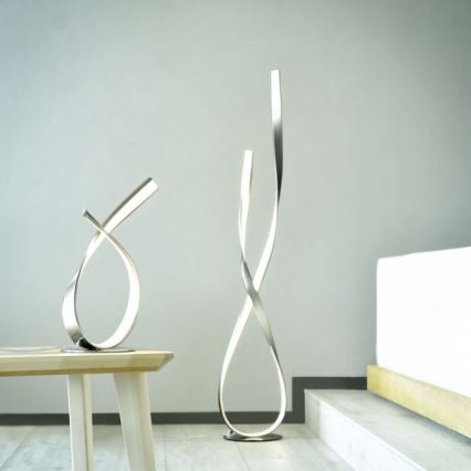 Paul Neuhaus 720-55 - Φωτιστικό δαπέδου LED Dimmable LINDA LED/27W/230V γυαλιστερό χρώμιο