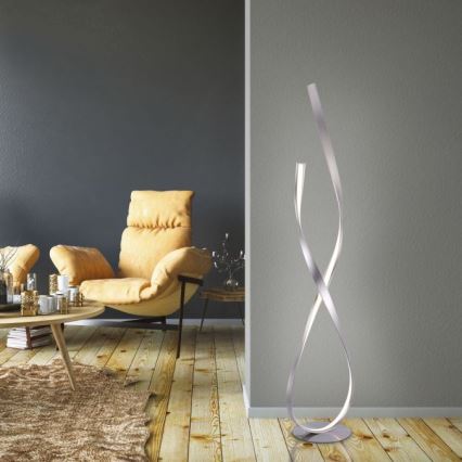 Paul Neuhaus 720-55 - Φωτιστικό δαπέδου LED Dimmable LINDA LED/27W/230V γυαλιστερό χρώμιο