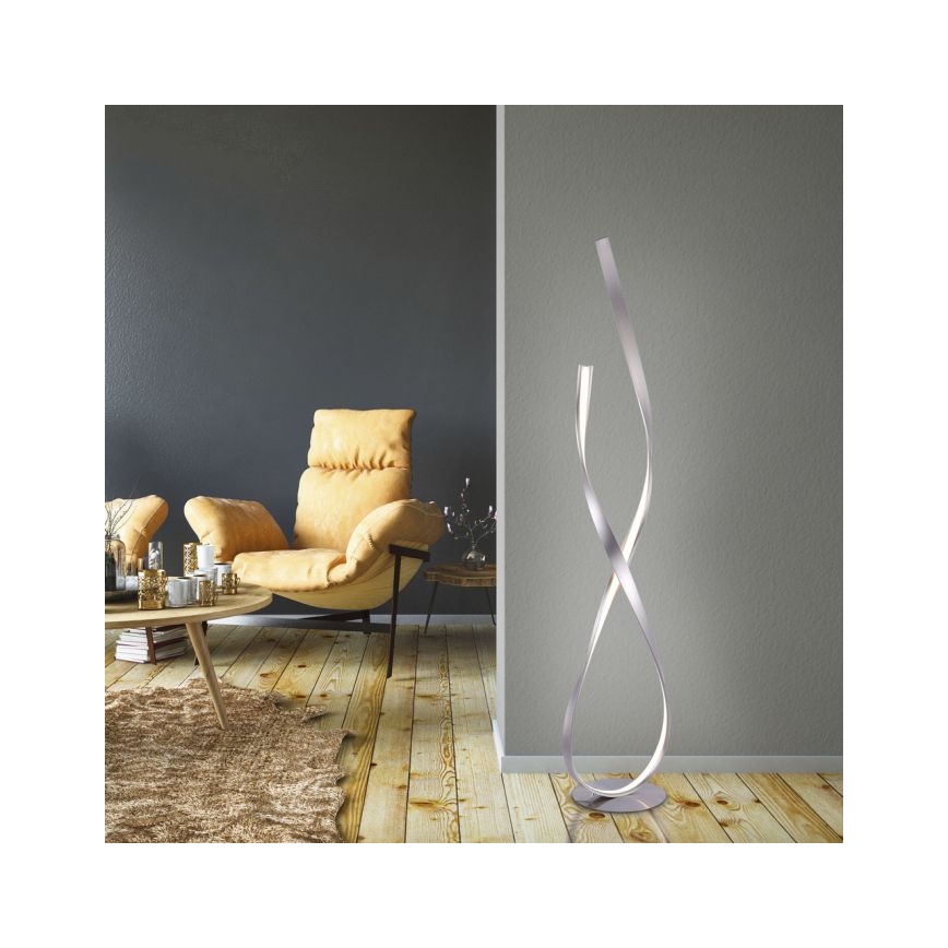 Paul Neuhaus 720-55 - Φωτιστικό δαπέδου LED Dimmable LINDA LED/27W/230V γυαλιστερό χρώμιο