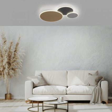 Paul Neuhaus 8007-70 - LED Dimmable φωτιστικό οροφής Q-PIATO LED/35W/230V 2700-5000K Wi-Fi + τηλεχειριστήριο