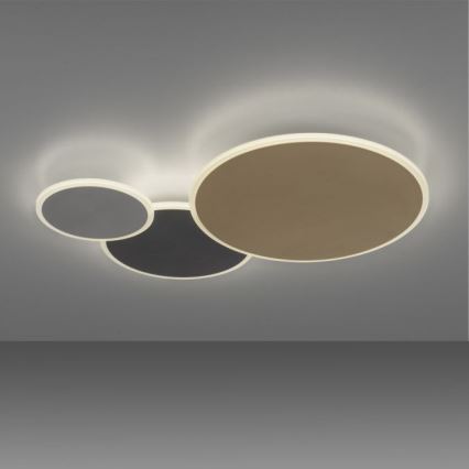 Paul Neuhaus 8007-70 - LED Dimmable φωτιστικό οροφής Q-PIATO LED/35W/230V 2700-5000K Wi-Fi + τηλεχειριστήριο