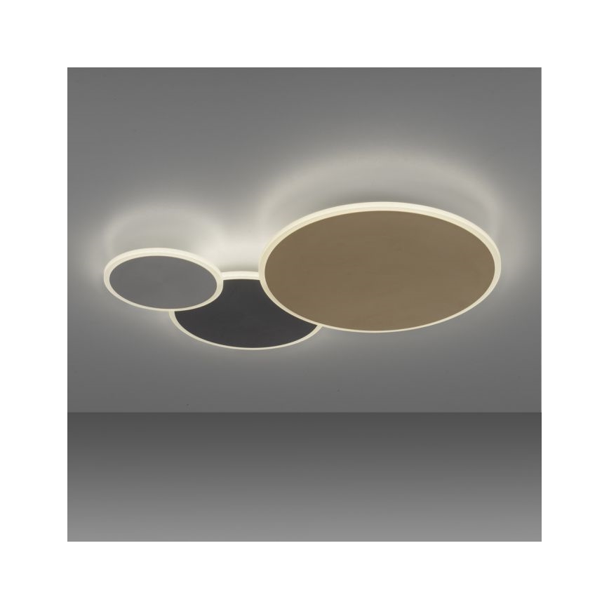 Paul Neuhaus 8007-70 - LED Dimmable φωτιστικό οροφής Q-PIATO LED/35W/230V 2700-5000K Wi-Fi + τηλεχειριστήριο