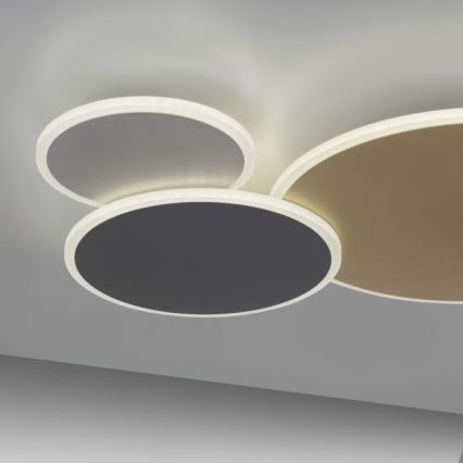 Paul Neuhaus 8007-70 - LED Dimmable φωτιστικό οροφής Q-PIATO LED/35W/230V 2700-5000K Wi-Fi + τηλεχειριστήριο