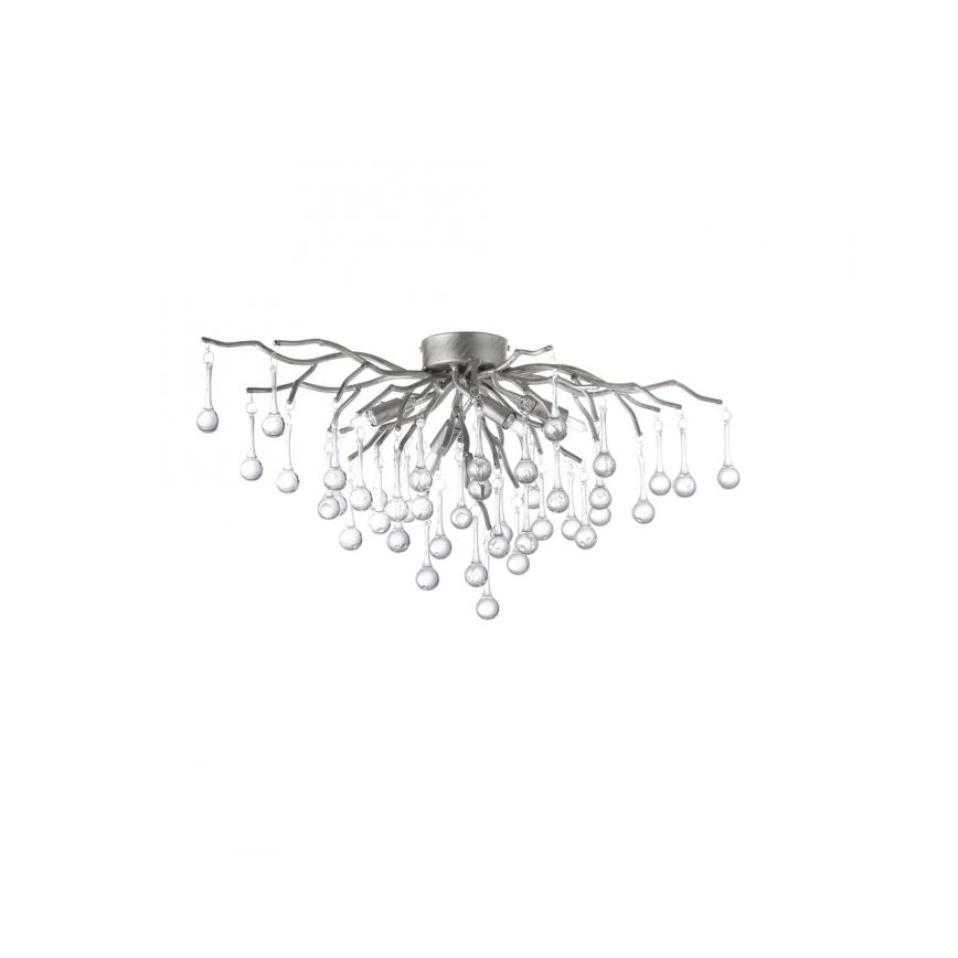 Paul Neuhaus 8090-55 - Πλαφονιέρα οροφής ICICLE 4xG9/40W/230V 30x60 cm γυαλιστερό χρώμιο