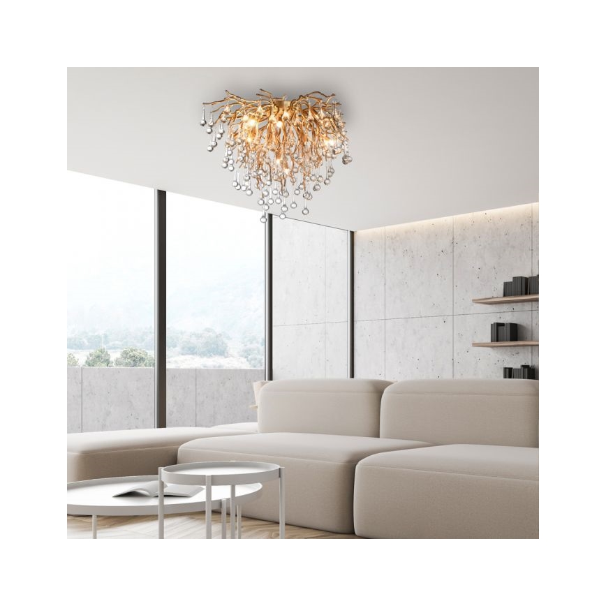 Paul Neuhaus 8091-11 - Πλαφονιέρα οροφής ICICLE 9xG9/40W/230V