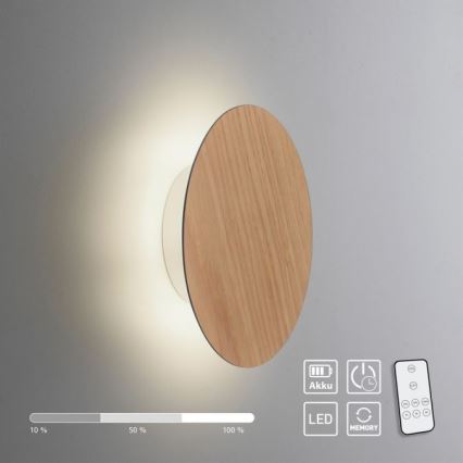 Paul Neuhaus 8152-79 - Ρυθμιζόμενο LED φωτιστικό τοίχου PUNTUA LED/1W/3,7V 2200 mAh + τηλεχειριστήριο