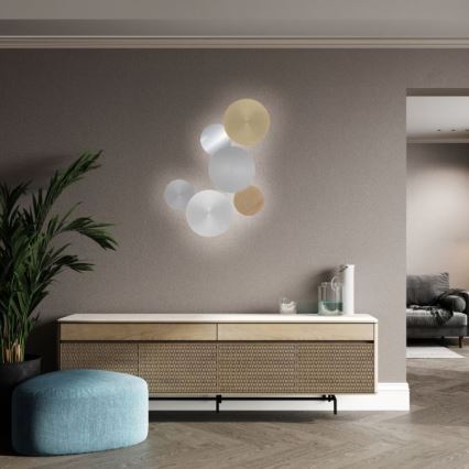 Paul Neuhaus 8152-79 - Επιτοίχιο φωτιστικό dimming LED PUNTUA LED/1W/3,7V 2200 mAh + τηλεχειριστήριο