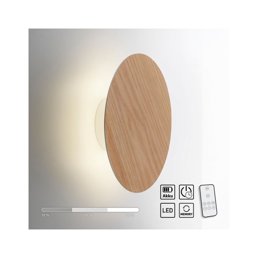 Paul Neuhaus 8153-79 - Επιτοίχιο φωτιστικό dimming LED PUNTUA LED/1,3W/3,7V 2200 mAh + τηλεχειριστήριο