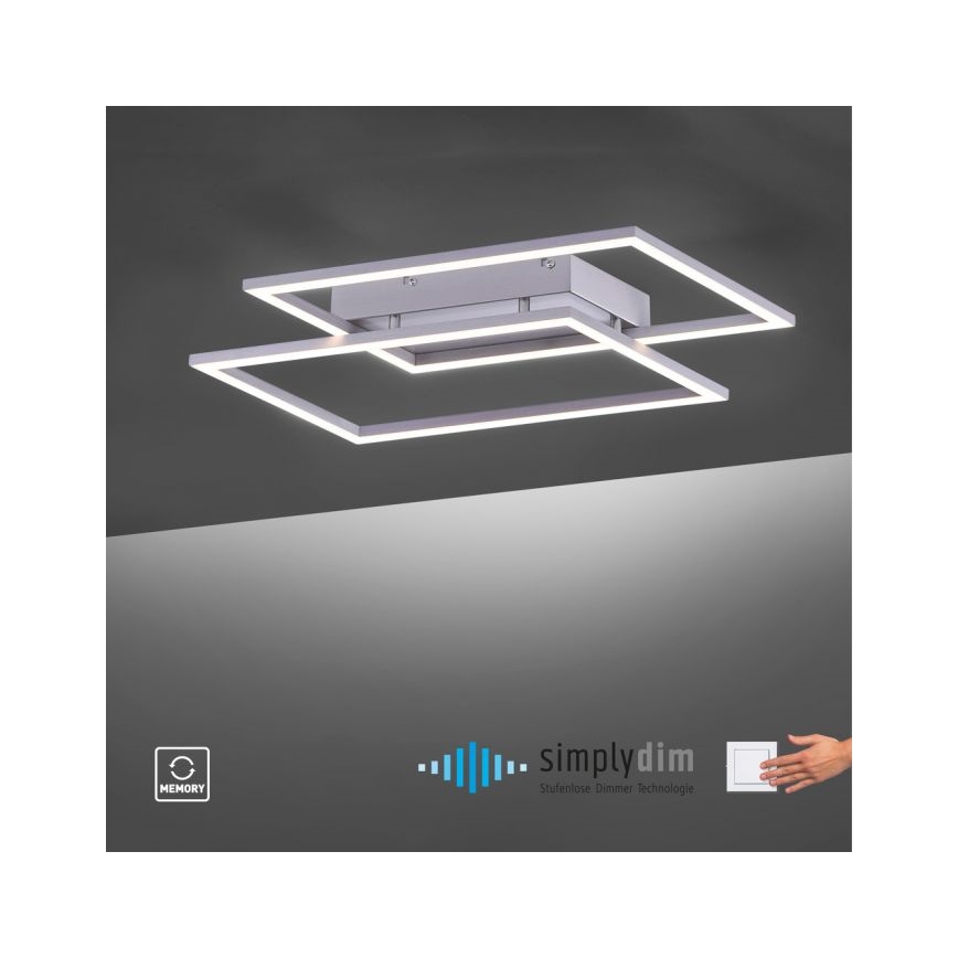 Paul Neuhaus 8192-55 - Συνδεδεμένο πολύφωτο dimmer LED INIGO 2xLED/12W/230V