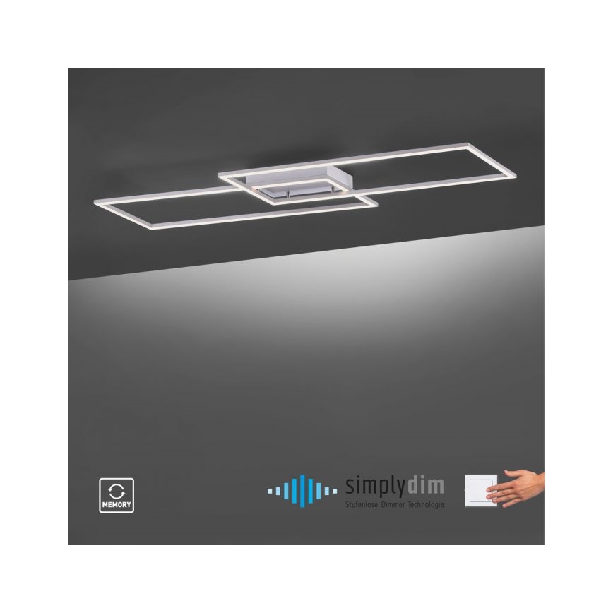 Paul Neuhaus 8194-55 - Συνδεδεμένο πολύφωτο dimmer LED INIGO 2xLED/20W/230V