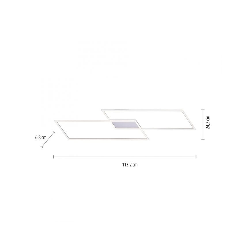 Paul Neuhaus 8194-55 - Συνδεδεμένο πολύφωτο dimmer LED INIGO 2xLED/20W/230V