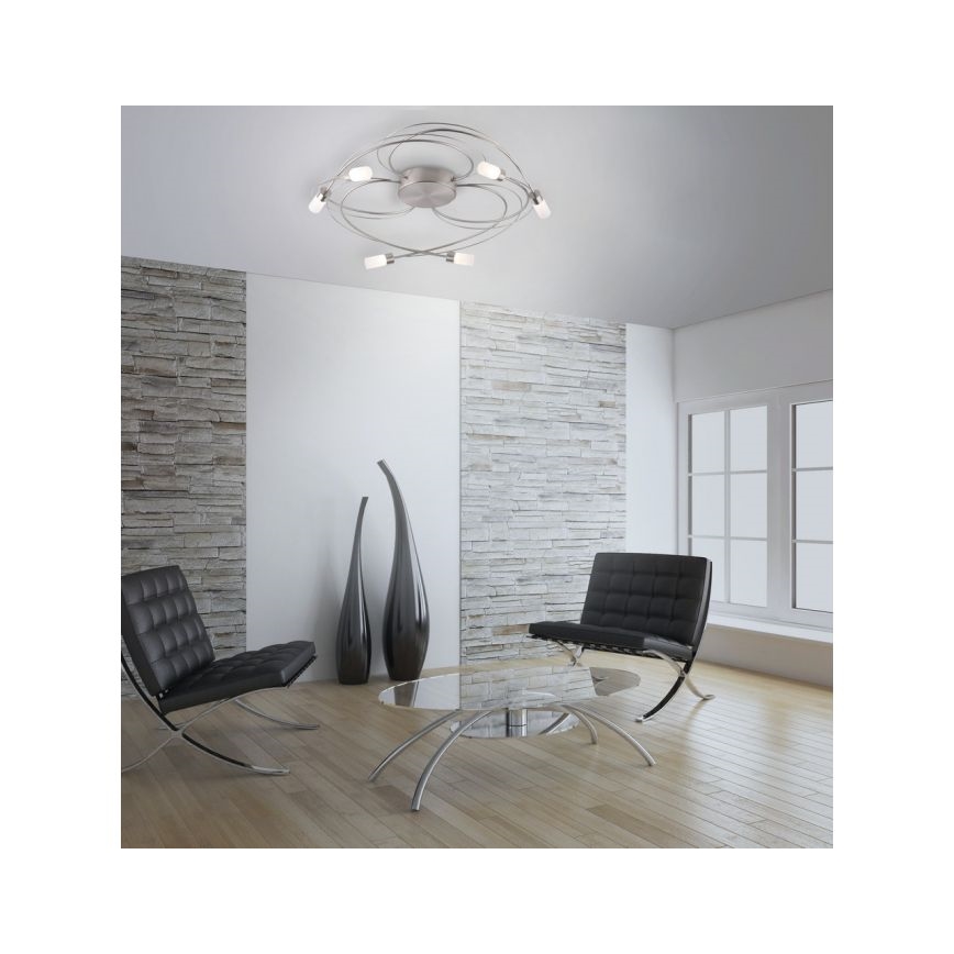 Paul Neuhaus 8250-55 - LED Dimmable πλαφονιέρα οροφής NELIA 6xLED/3W/230V