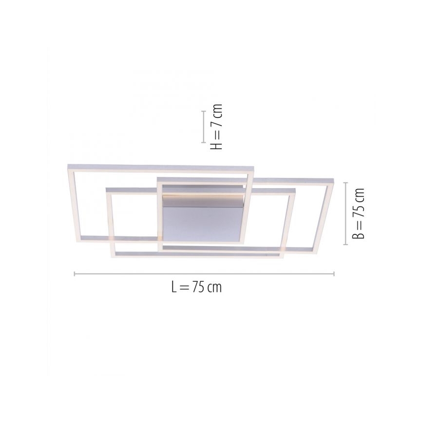 Paul Neuhaus 8256-55 - Φως οροφής dimmer LED INIGO 3xLED/16W/230V