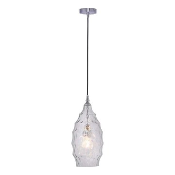 Paul Neuhaus 8267-00 - Κρεμαστό φωτιστικό οροφής SCARLETT 1xE27/60W/230V διάμετρος 19 cm διαφανές