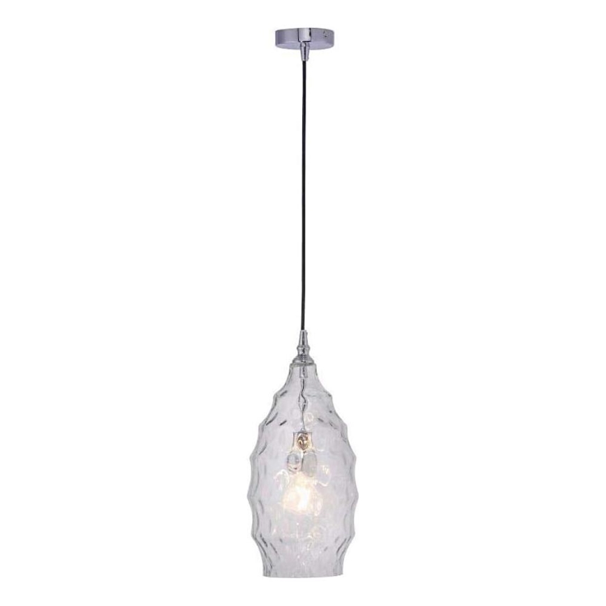Paul Neuhaus 8267-00 - Κρεμαστό φωτιστικό οροφής SCARLETT 1xE27/60W/230V διάμετρος 19 cm διαφανές