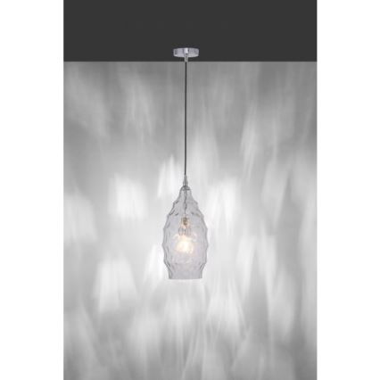 Paul Neuhaus 8267-00 - Κρεμαστό φωτιστικό οροφής SCARLETT 1xE27/60W/230V διάμετρος 19 cm διαφανές