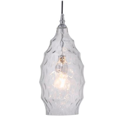 Paul Neuhaus 8267-00 - Κρεμαστό φωτιστικό οροφής SCARLETT 1xE27/60W/230V διάμετρος 19 cm διαφανές