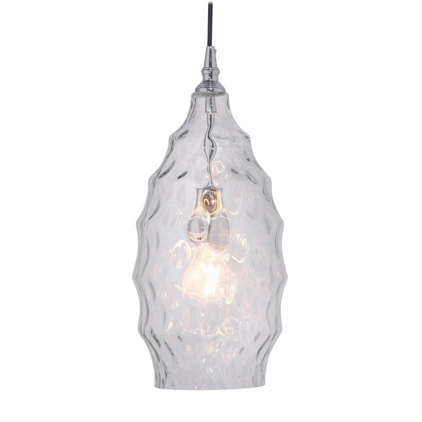 Paul Neuhaus 8267-00 - Κρεμαστό φωτιστικό οροφής SCARLETT 1xE27/60W/230V διάμετρος 19 cm διαφανές