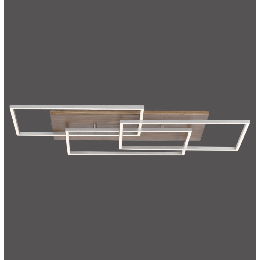 Paul Neuhaus 8330-79 - Πλαφονιέρα ντιμαριζόμενη  LED PALMA 3xLED/12W/230V πεύκο + τηλεχειριστήριο