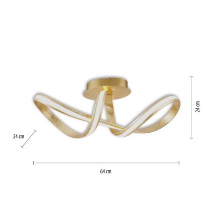 Paul Neuhaus 8331-12 - Πλαφονιέρα οροφής ντιμαριζόμενη  LED MELINDA LED/30W/230V
