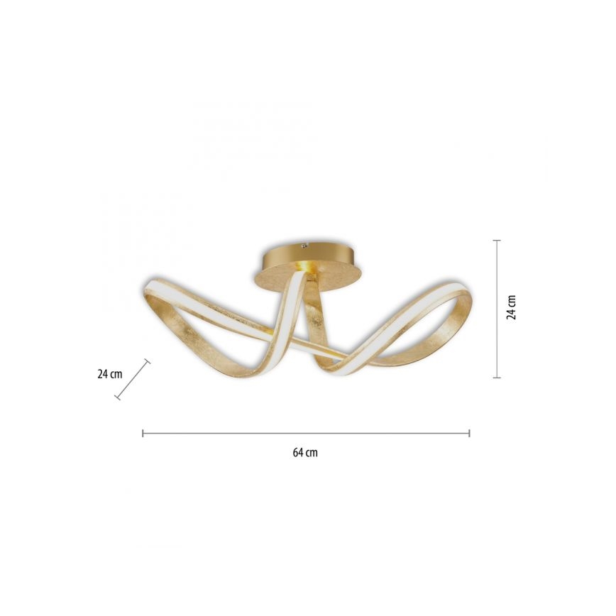 Paul Neuhaus 8331-12 - Πλαφονιέρα οροφής ντιμαριζόμενη  LED MELINDA LED/30W/230V