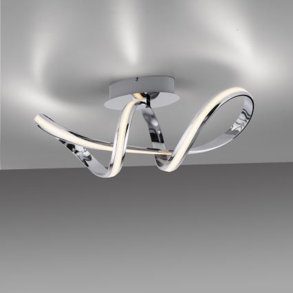 Paul Neuhaus 8331-17 - Πλαφονιέρα οροφής ντιμαριζόμενη LED MELINDA LED/30W/230V γυαλιστερό χρώμιο