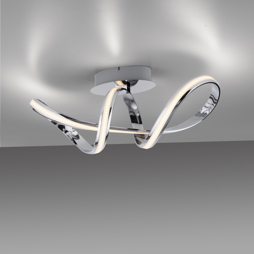Paul Neuhaus 8331-17 - Πλαφονιέρα οροφής ντιμαριζόμενη LED MELINDA LED/30W/230V γυαλιστερό χρώμιο