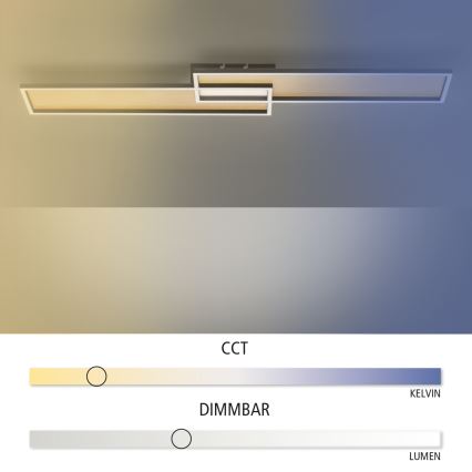 Paul Neuhaus 8371-18 - Φως οροφής dimmer LED AMARA LED/40W/230V + τηλεχειριστήριο