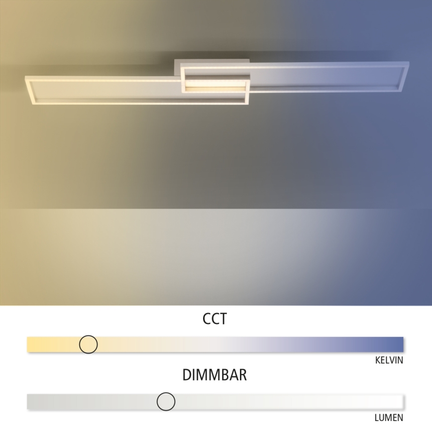Paul Neuhaus 8371-55 - Φως οροφής dimmer LED AMARA LED/40W/230V + τηλεχειριστήριο