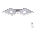 Paul Neuhaus 8378-55 - LED Dimmable φωτιστικό οροφής AMARA LED/45W/230V γυαλιστερό χρώμιο + τηλεχειριστήριο