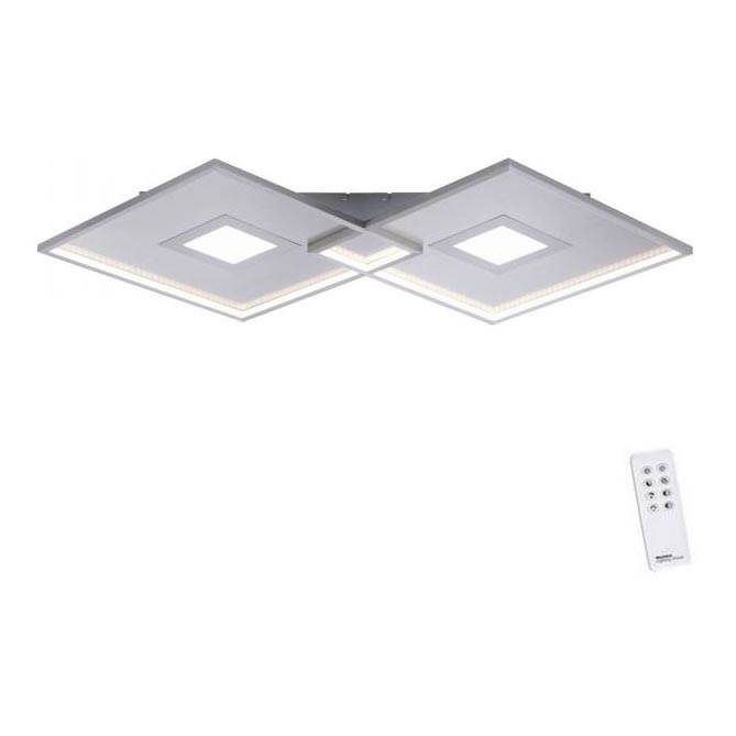 Paul Neuhaus 8378-55 - LED Dimmable φωτιστικό οροφής AMARA LED/45W/230V γυαλιστερό χρώμιο + τηλεχειριστήριο