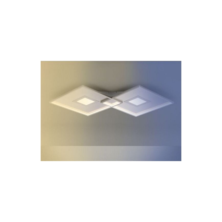 Paul Neuhaus 8378-55 - LED Dimmable φωτιστικό οροφής AMARA LED/45W/230V γυαλιστερό χρώμιο + τηλεχειριστήριο