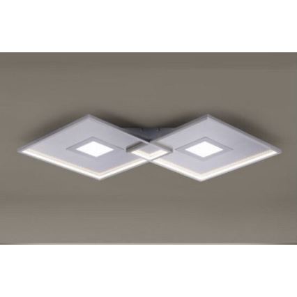 Paul Neuhaus 8378-55 - LED Dimmable φωτιστικό οροφής AMARA LED/45W/230V γυαλιστερό χρώμιο + τηλεχειριστήριο