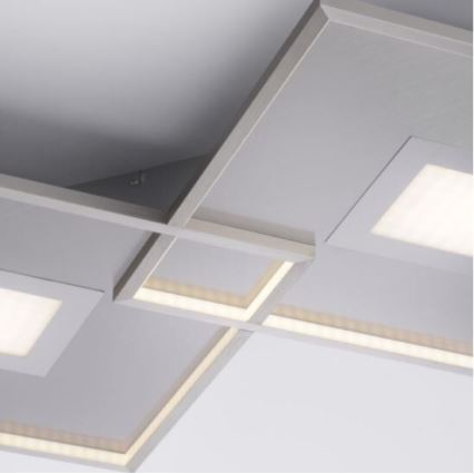 Paul Neuhaus 8378-55 - LED Dimmable φωτιστικό οροφής AMARA LED/45W/230V γυαλιστερό χρώμιο + τηλεχειριστήριο