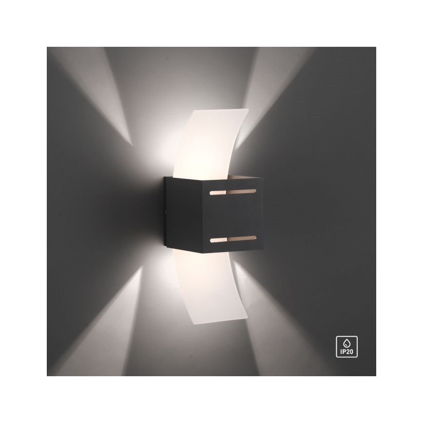 Paul Neuhaus 9007-13 - Φωτιστικό τοίχου ORMA 1xG9/40W/230V μαύρο