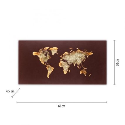 Paul Neuhaus 9056-48 - Διακοσμητικό φωτιστικό τοίχου LED MAP LED/25W/230V 3000K