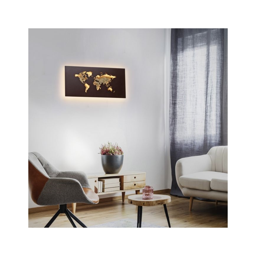 Paul Neuhaus 9056-48 - Διακοσμητικό φωτιστικό τοίχου LED MAP LED/25W/230V 3000K