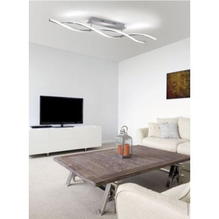 Paul Neuhaus 9143-55 - LED Dimmable πλαφονιέρα πολύφωτο POLINA 2xLED/10,2W/230V