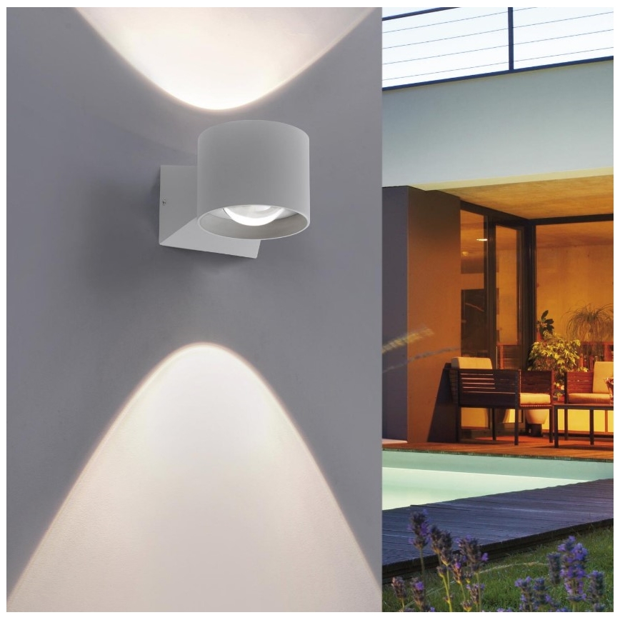 Paul Neuhaus 9441-21 - Εξωτερικό φωτιστικό τοίχου LED TIMO 2xLED/2W/230V IP54