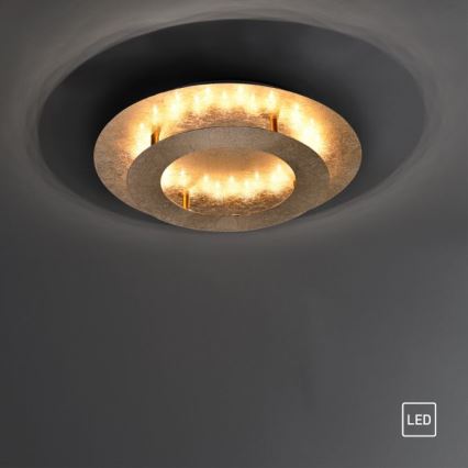 Paul Neuhaus 9620-12 - Φωτιστικό οροφής LED NEVIS LED/18W/230V χρυσό